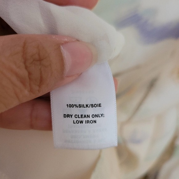 LAFAYETTE 148 New York Blair Modern Muse On Silk Blouse Size P - Picture 8 of 11